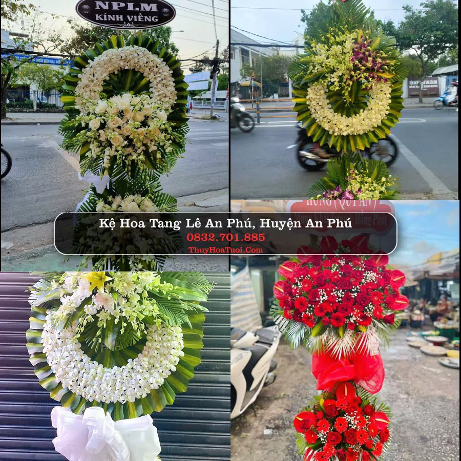 Kệ hoa tang lễ giao tại An Phú, An Giang