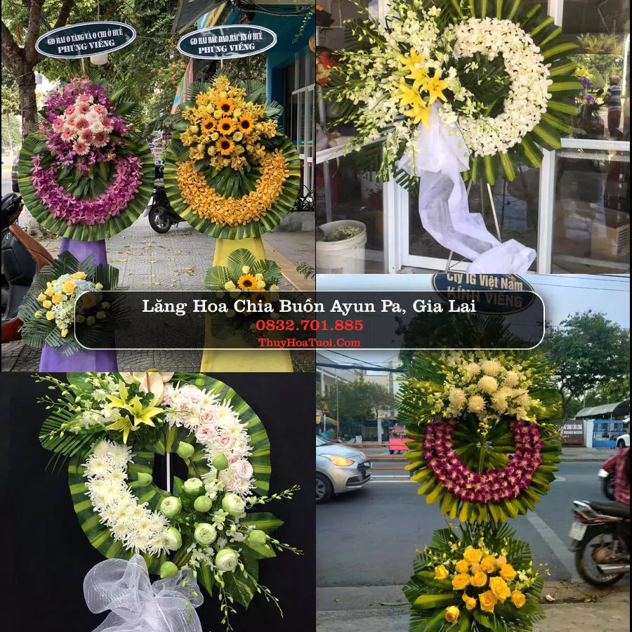 Đặt Hoa Tang Lễ tại Ayun Pa, Gia Lai (Cũ)