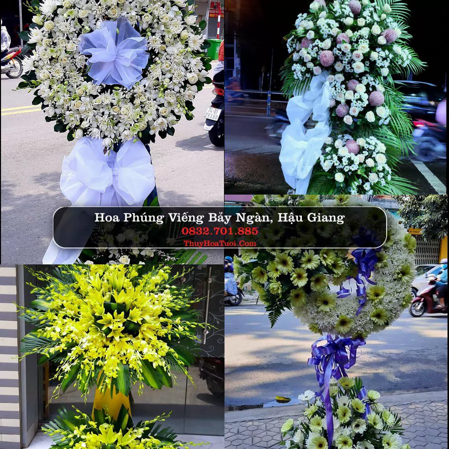 Kệ hoa tang lễ giao tại Bảy Ngàn, Hậu Giang