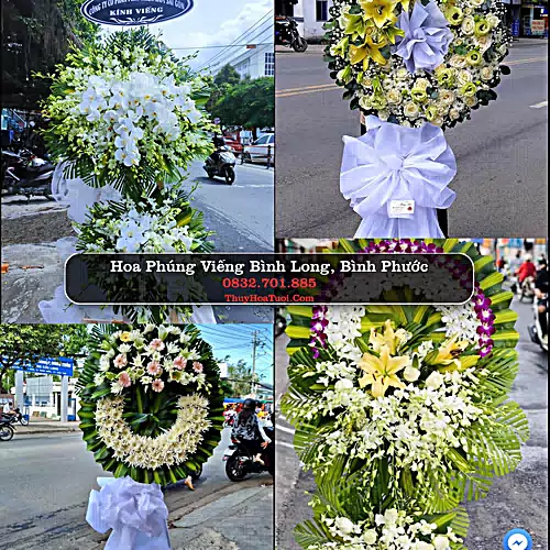 Vòng Hoa Tang Lễ tại Bình Long, Bình Phước (Cũ)