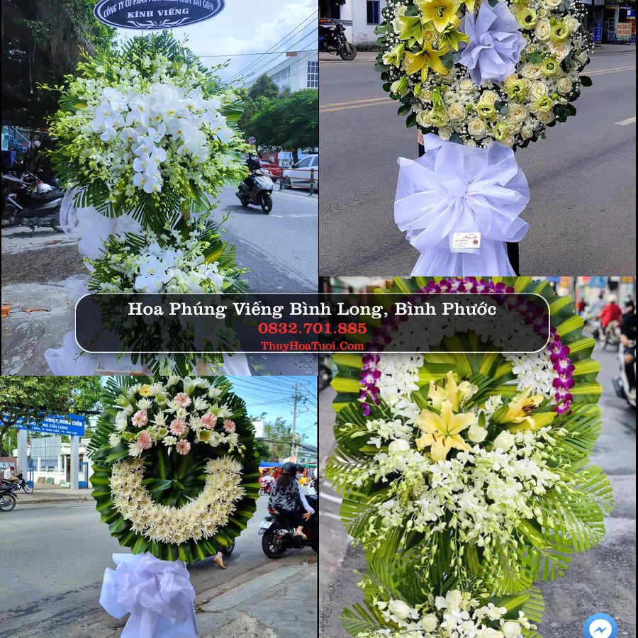 Vòng Hoa Tang Lễ tại Bình Long, Bình Phước (Cũ)