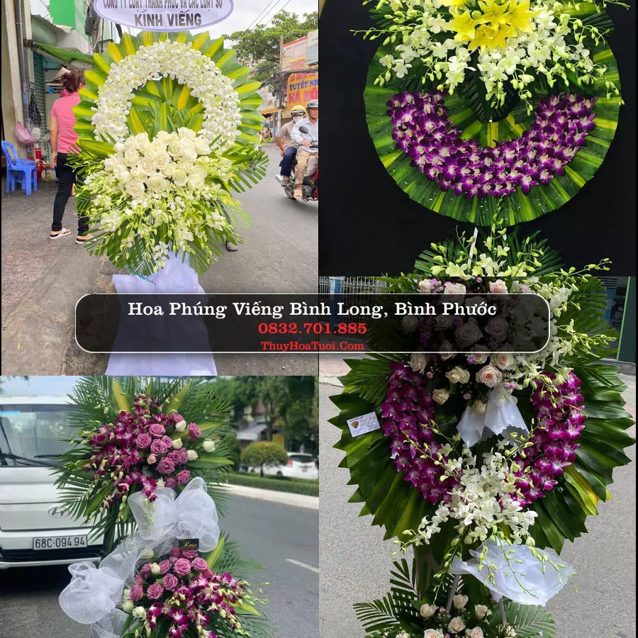 Kệ hoa tang lễ giao tại Bình Long, Bình Phước