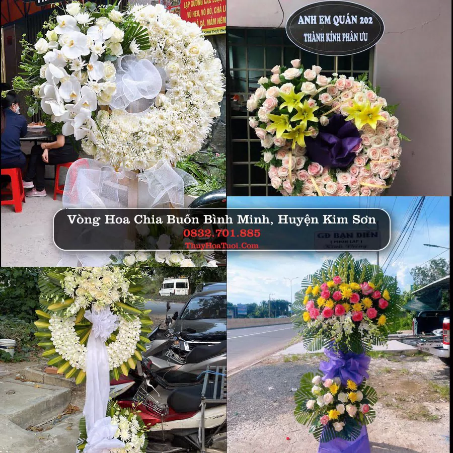 Đặt Hoa Chia Buồn tại Bình Minh, Kim Sơn, Ninh Bình (Cũ)