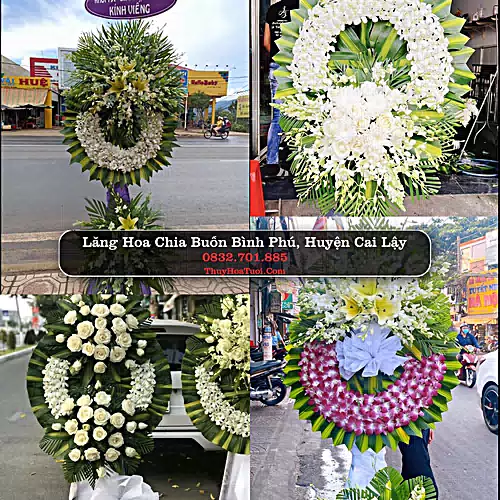 Đặt Hoa Tang Lễ tại Bình Phú, Cai Lậy, Tiền Giang (Cũ)