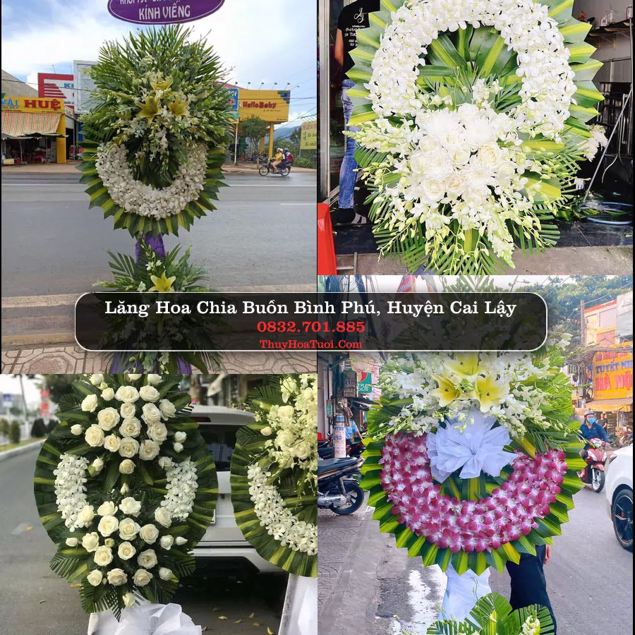 Đặt Hoa Tang Lễ tại Bình Phú, Cai Lậy, Tiền Giang (Cũ)