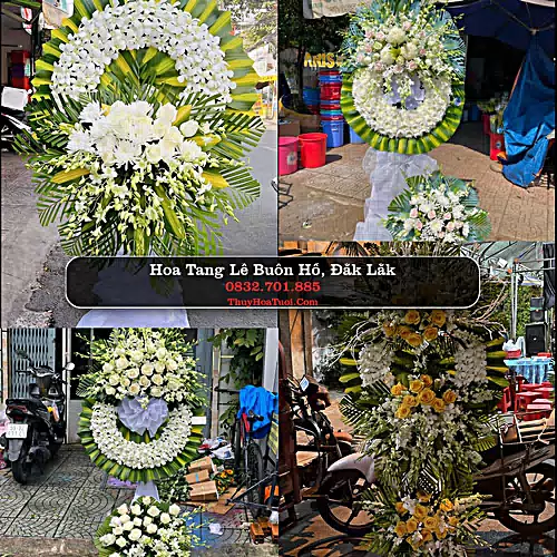 Vòng Hoa Chia Buồn tại Buôn Hồ, Đắk Lắk (Cũ)