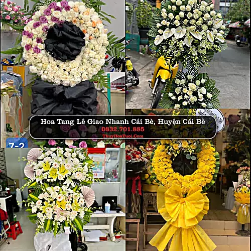 Đặt Vòng Hoa Đám Tang tại Cái Bè, Cái Bè, Tiền Giang (Cũ)