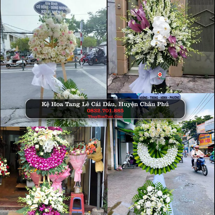 Đặt Hoa Chia Buồn tại Cái Dầu, Châu Phú, An Giang (Cũ)