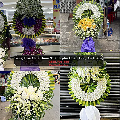 Đặt Vòng Hoa Tang Lễ tại Thành phố Châu Đốc, An Giang (Cũ)