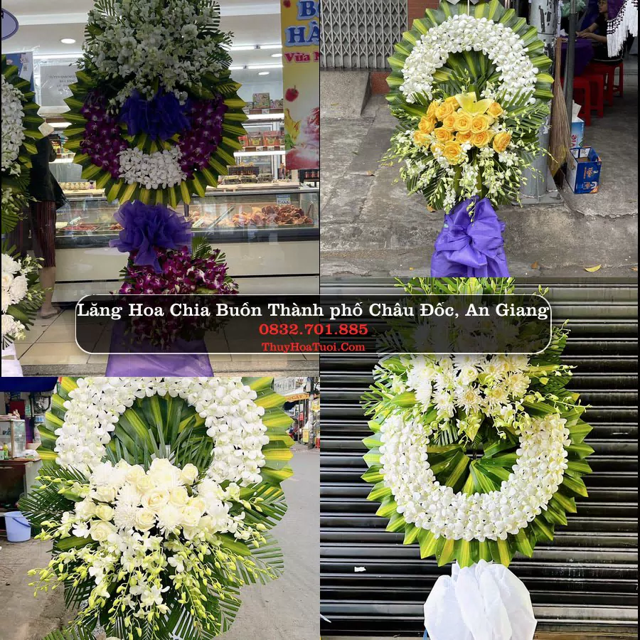 Đặt Vòng Hoa Tang Lễ tại Thành phố Châu Đốc, An Giang (Cũ)
