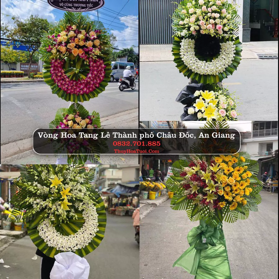 Kệ hoa tang lễ giao tại Thành phố Châu Đốc, An Giang