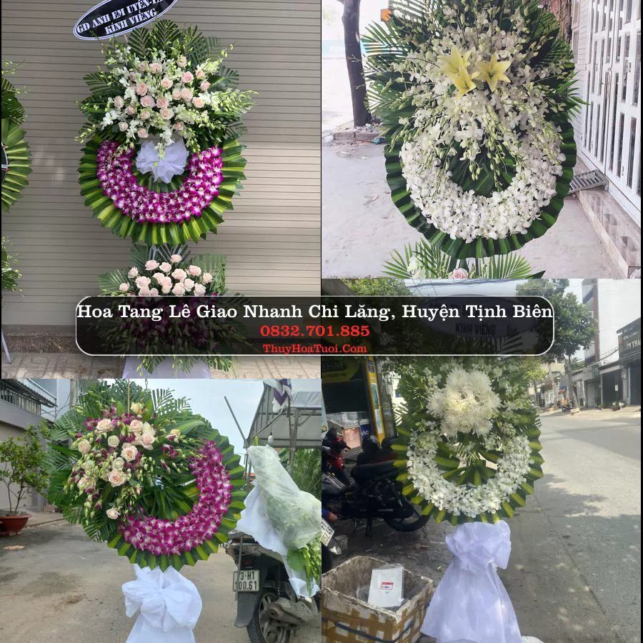 Vòng hoa chia buồn Chi Lăng - ThuyHoaTuoi.Com