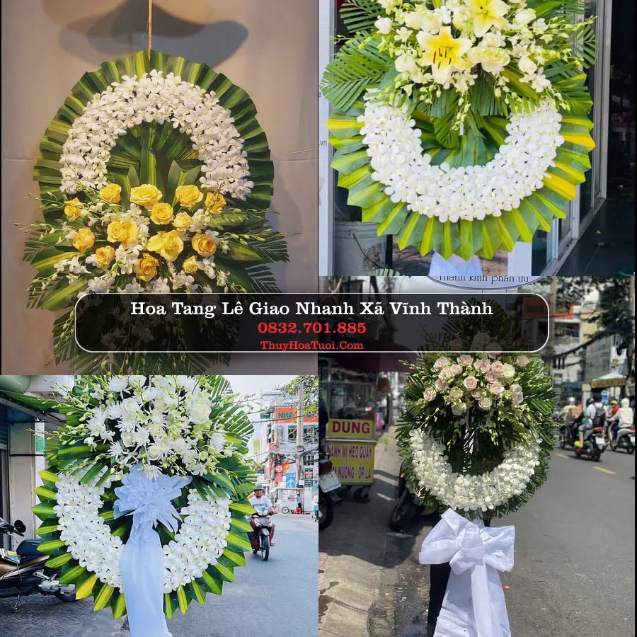 Kệ hoa tang lễ giao tại Xã Vĩnh Thành, Vĩnh Long
