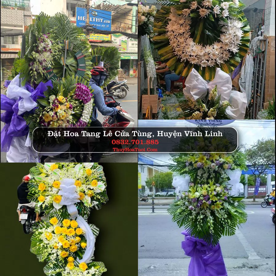 Kệ hoa tang lễ giao tại Cửa Tùng, Vĩnh Linh