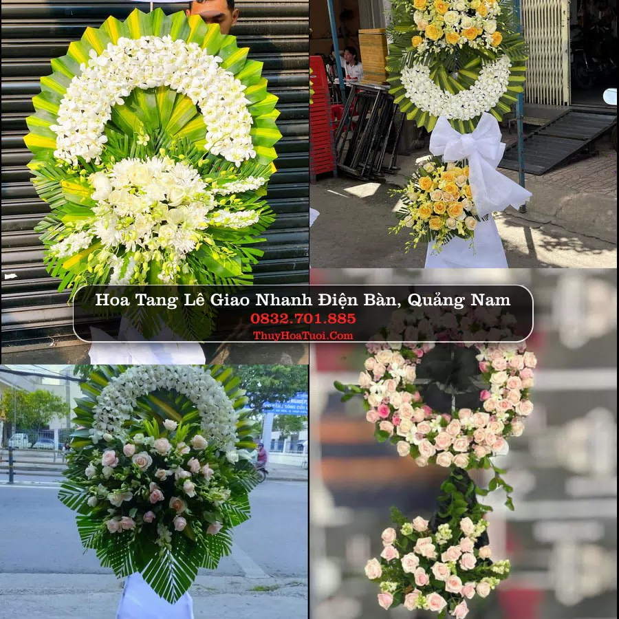 Kệ hoa tang lễ giao tại Điện Bàn, Quảng Nam