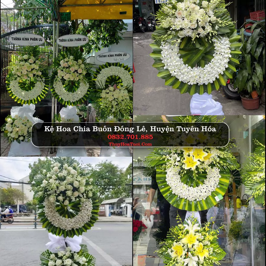 Kệ hoa tang lễ giao tại Đồng Lê, Quảng Bình