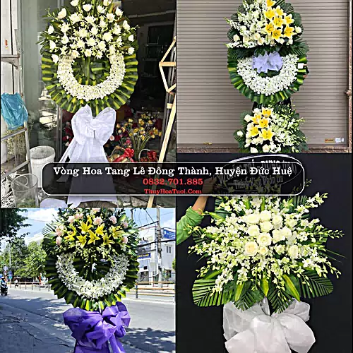 Đặt Hoa Đám Tang tại Đông Thành, Đức Huệ, Long An (Cũ)