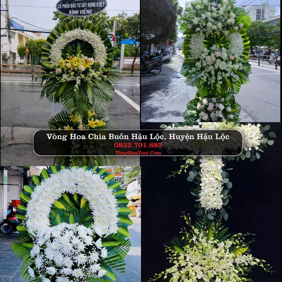 Kệ hoa tang lễ giao tại Hậu Lộc, Thanh Hóa
