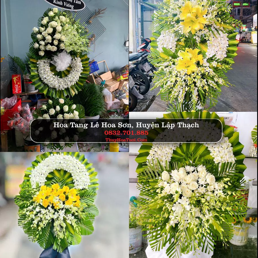 Đặt Vòng Hoa Chia Buồn tại Hoa Sơn, Lập Thạch, Vĩnh Phúc (Cũ)
