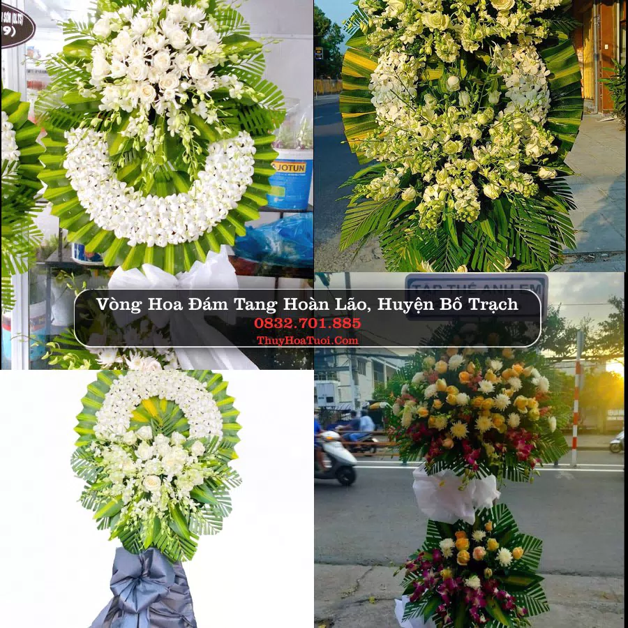 Vòng hoa chia buồn Hoàn Lão - ThuyHoaTuoi.Com