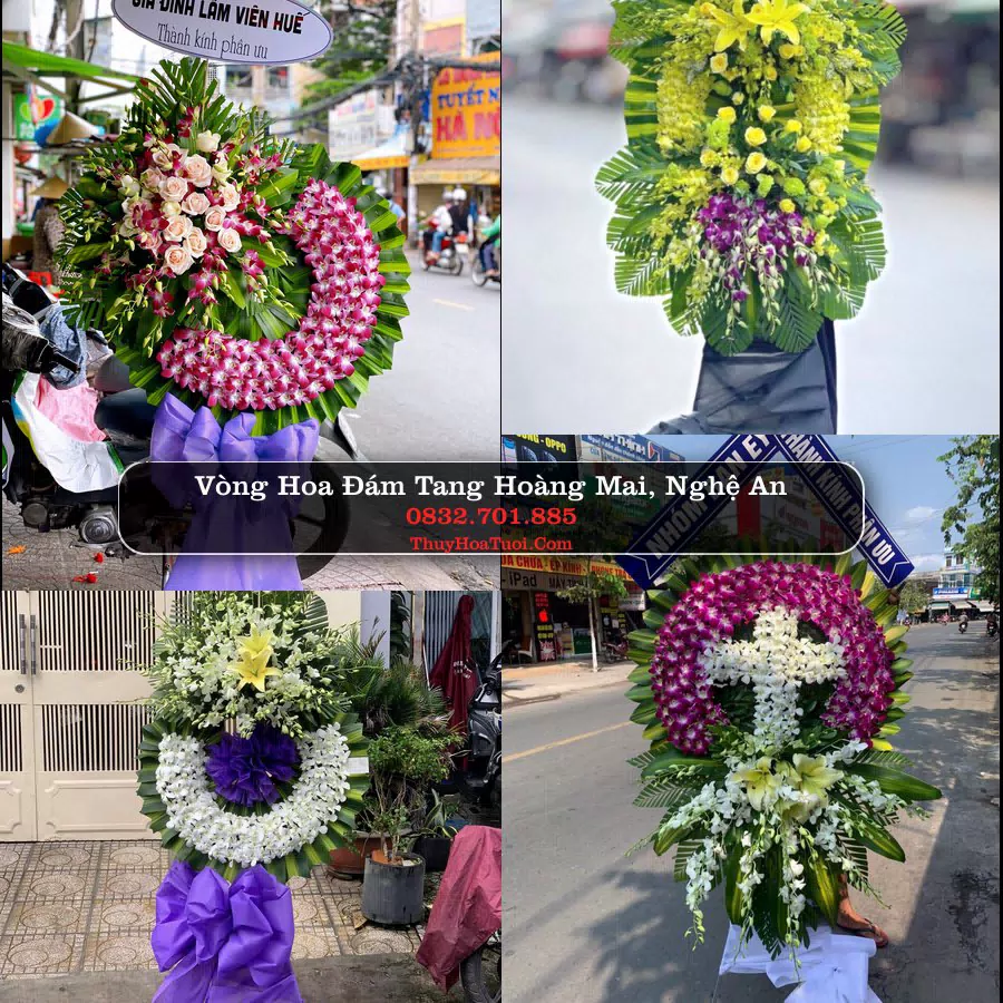 Vòng hoa chia buồn Hoàng Mai - ThuyHoaTuoi.Com