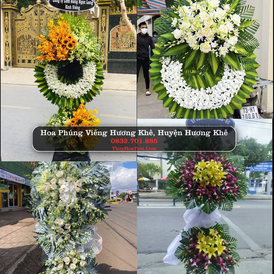 Kệ hoa tang lễ giao tại Hương Khê, Hà Tĩnh