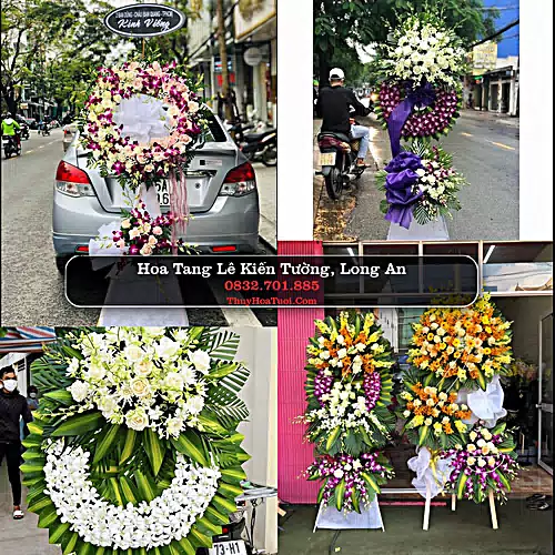 Đặt Hoa Đám Tang tại Kiến Tường, Long An (Cũ)