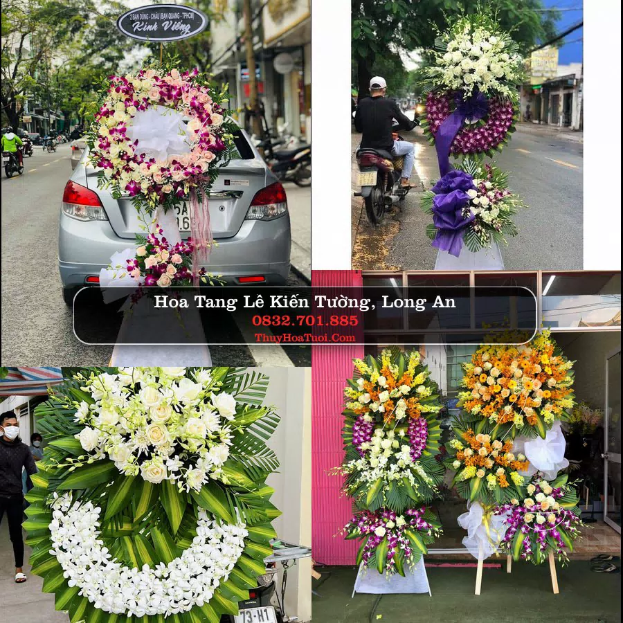 Đặt Hoa Đám Tang tại Kiến Tường, Long An (Cũ)