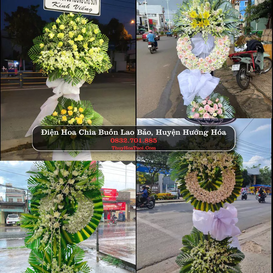 Vòng hoa đám tang Lao Bảo - ThuyHoaTuoi.Com