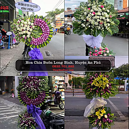 Đặt Vòng Hoa Chia Buồn tại Long Bình, An Phú, An Giang (Cũ)