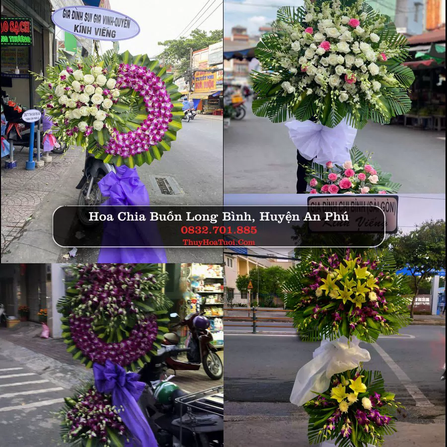 Đặt Vòng Hoa Chia Buồn tại Long Bình, An Phú, An Giang (Cũ)
