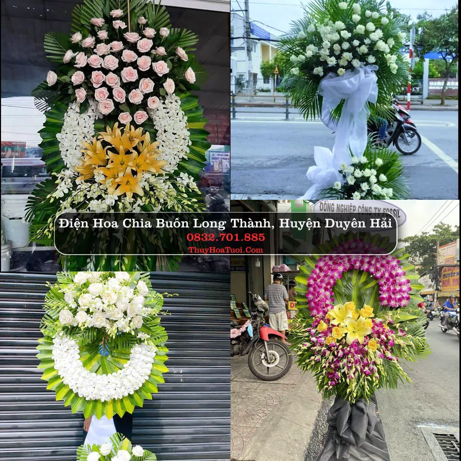 Vòng hoa chia buồn Long Thành - ThuyHoaTuoi.Com