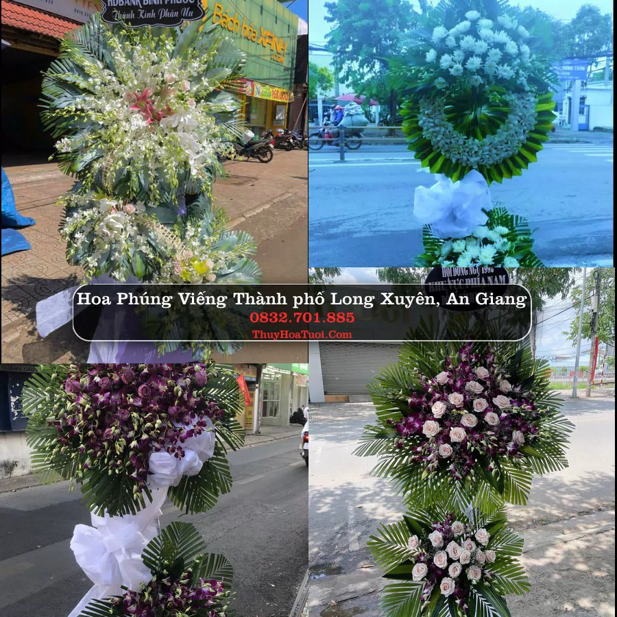 Đặt Hoa Chia Buồn tại Thành phố Long Xuyên, An Giang (Cũ)