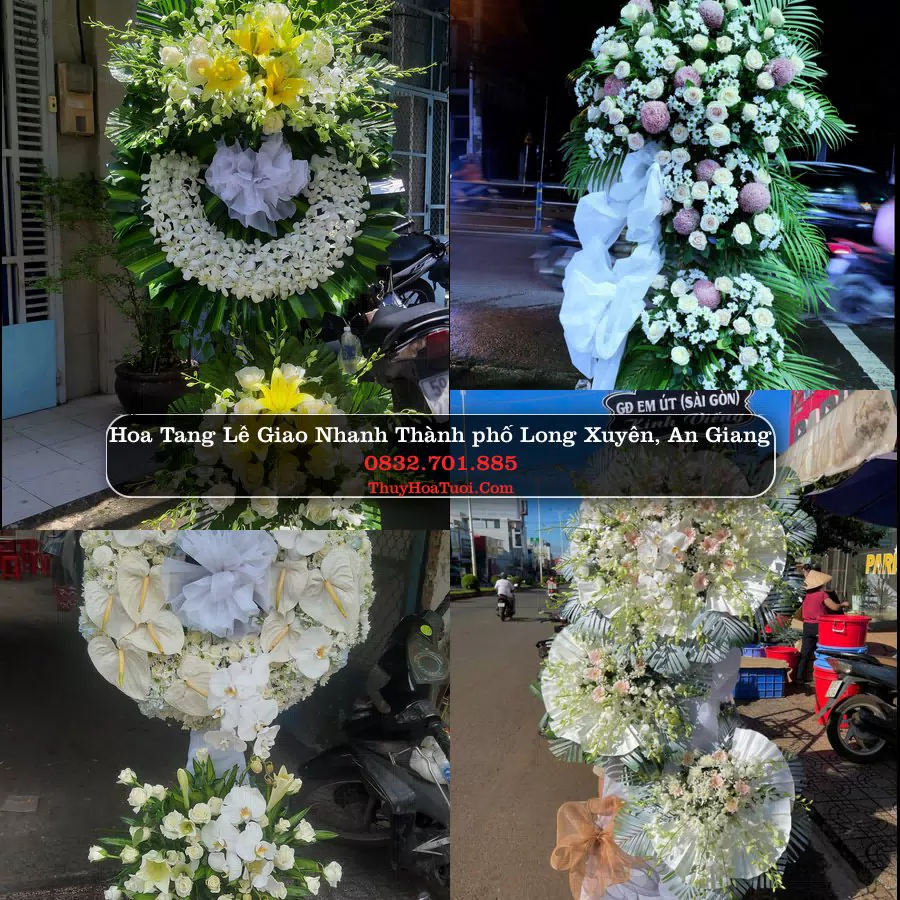 Kệ hoa tang lễ giao tại Thành phố Long Xuyên, An Giang