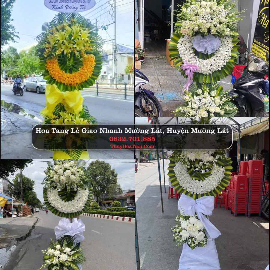 Kệ hoa tang lễ giao tại Mường Lát, Thanh Hóa