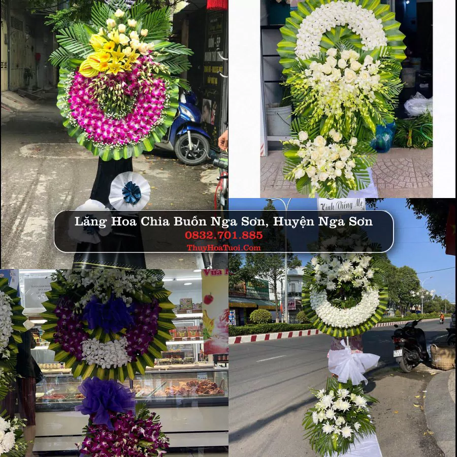 Vòng hoa chia buồn Nga Sơn - ThuyHoaTuoi.Com