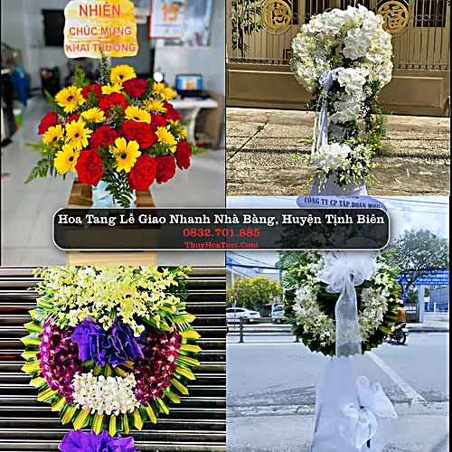 Đặt Vòng Hoa Chia Buồn tại Nhà Bàng, Tịnh Biên, An Giang (Cũ)