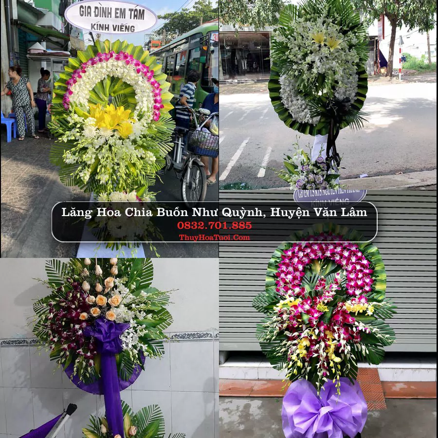 Vòng hoa chia buồn Như Quỳnh - ThuyHoaTuoi.Com