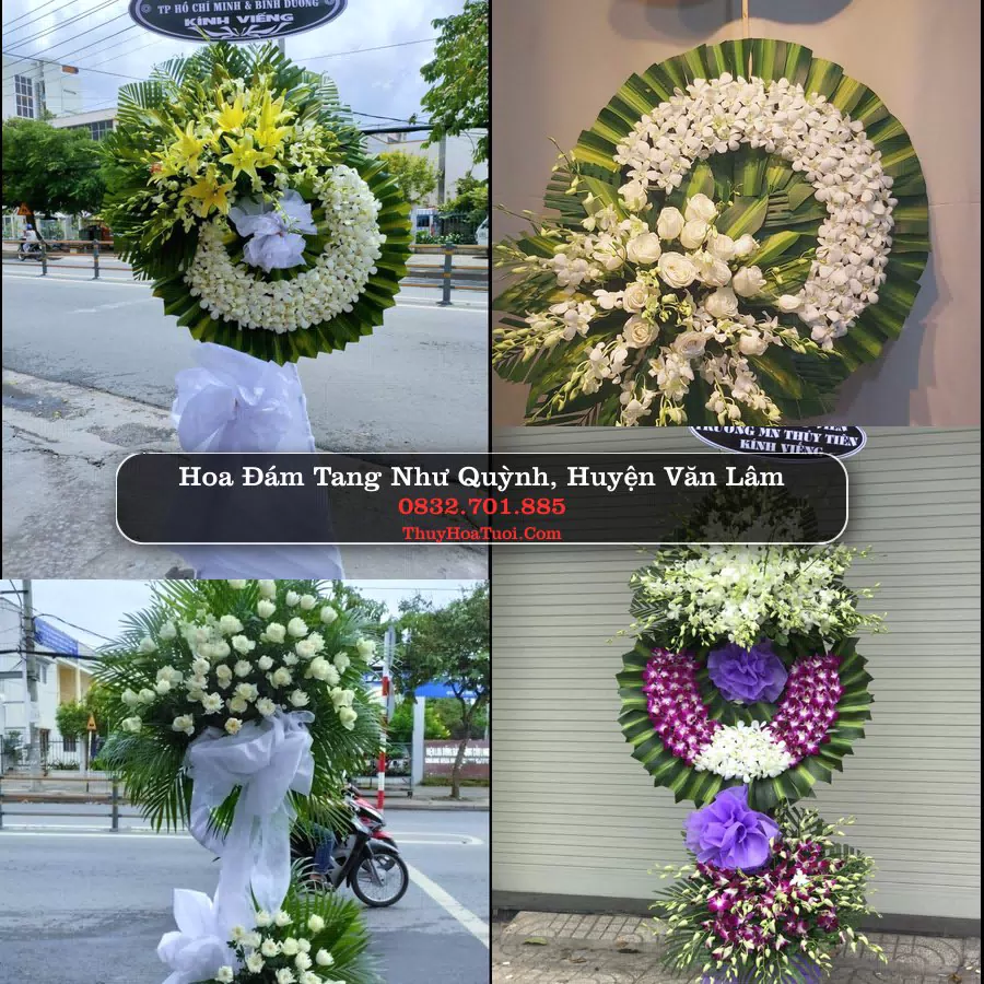 Kệ hoa tang lễ giao tại Như Quỳnh, Hưng Yên