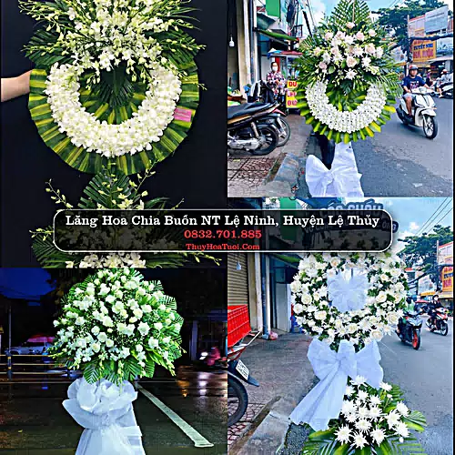 Đặt Vòng Hoa Chia Buồn tại NT Lệ Ninh, Lệ Thủy, Quảng Bình (Cũ)