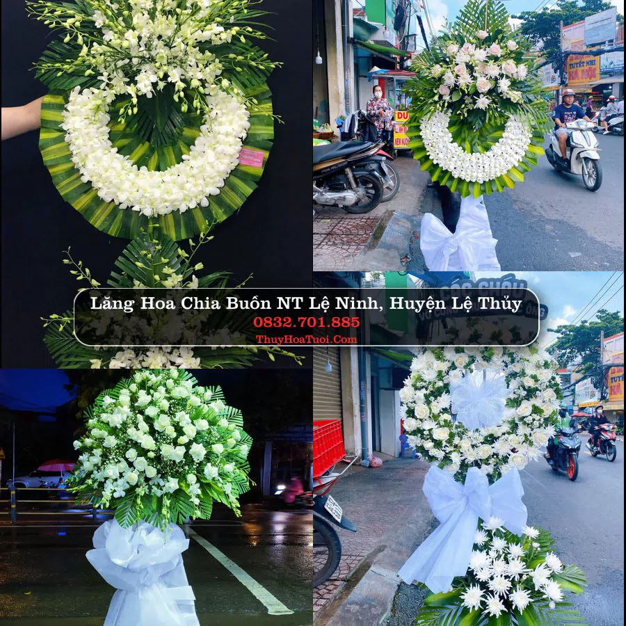 Đặt Vòng Hoa Chia Buồn tại NT Lệ Ninh, Lệ Thủy, Quảng Bình (Cũ)