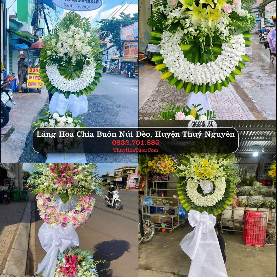 Kệ hoa tang lễ giao tại Núi Đèo, Hải Phòng