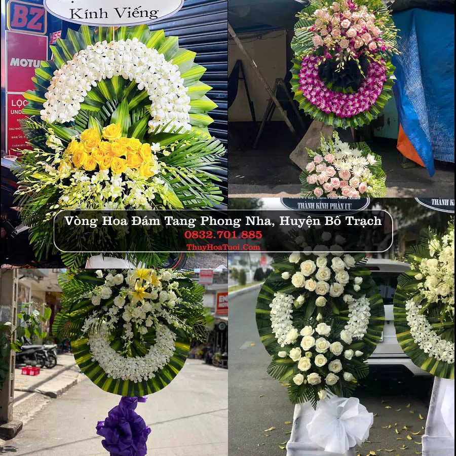 Kệ hoa tang lễ giao tại Phong Nha, Quảng Bình