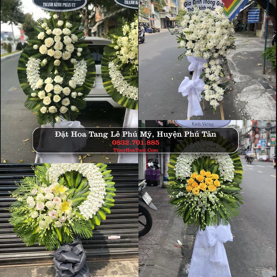 Kệ hoa tang lễ giao tại Phú Mỹ, An Giang