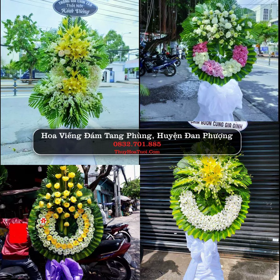 Kệ hoa tang lễ giao tại Phùng, Đan Phượng, Hà Nội