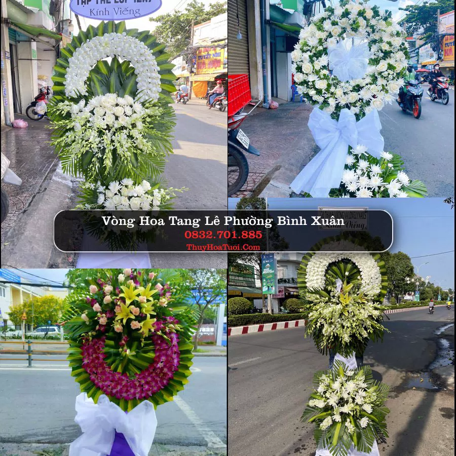 Kệ hoa tang lễ giao tại Phường Bình Xuân, Đồng Tháp