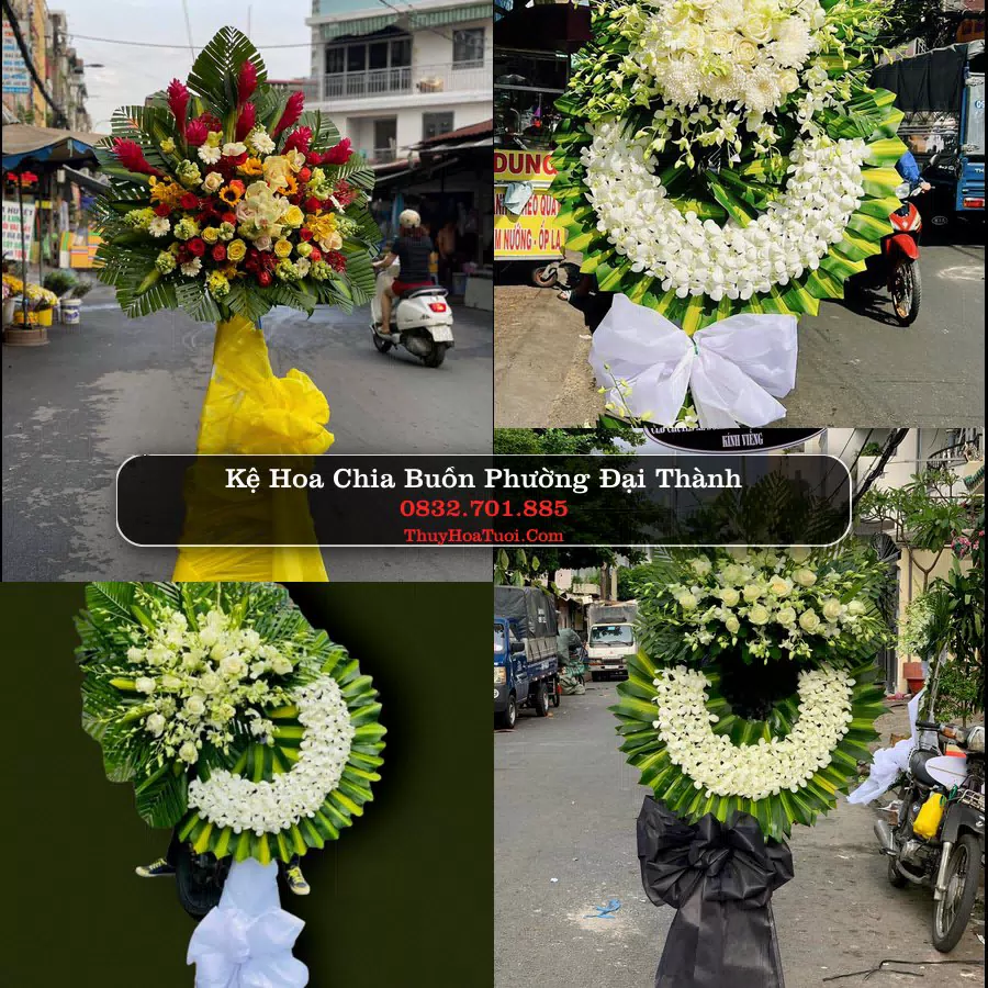 Đặt Vòng Hoa Chia Buồn tại Phường Đại Thành, Cần Thơ