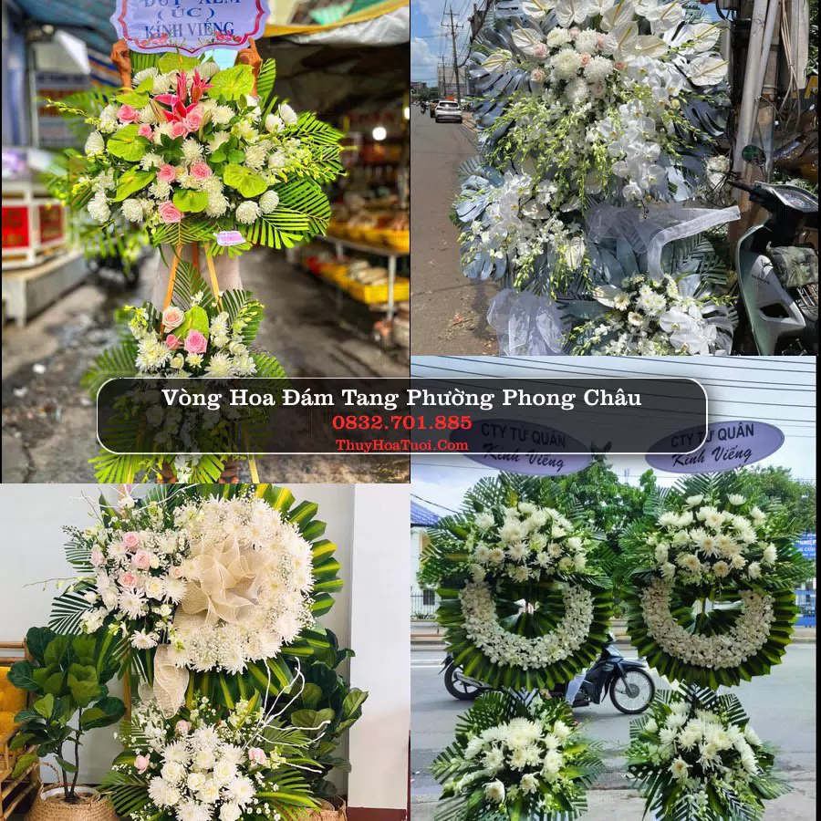 Đặt Vòng Hoa Chia Buồn tại Phường Phong Châu, Phú Thọ