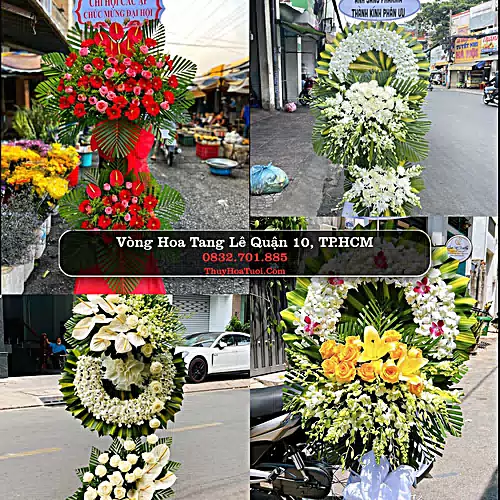 Đặt Vòng Hoa Tang Lễ tại Quận 10, TP.HCM (Cũ)