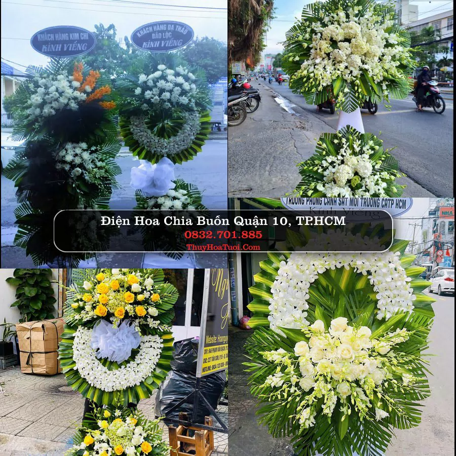 Kệ hoa tang lễ giao tại Quận 10, TP.HCM